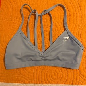 Gymshark Minimal Bra in Light Blue